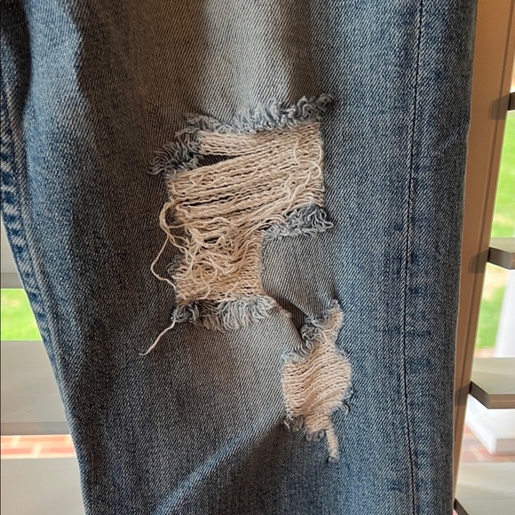 Mother Denim, The Tomcat the Confession Distressed Blue Jeans - Picture 3 of 8